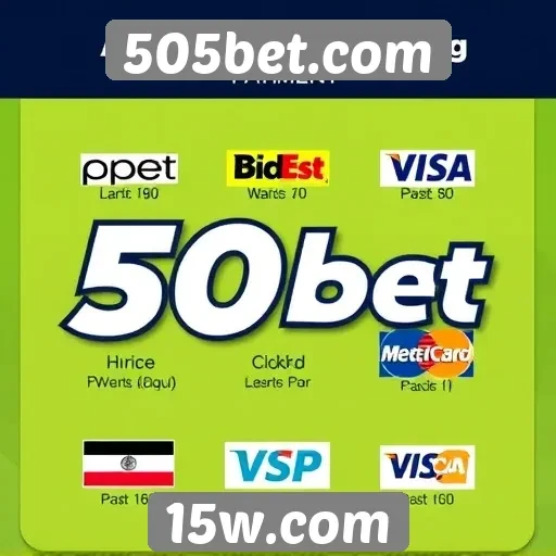 Métodos de pagamento aceitos na 505bet